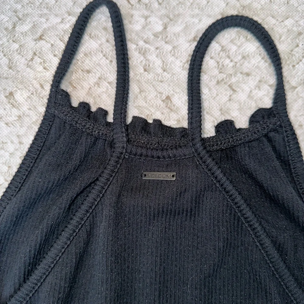 Volcom- Ruffled Rider, High Neck Top with Racer Back - Picture 5 of 10